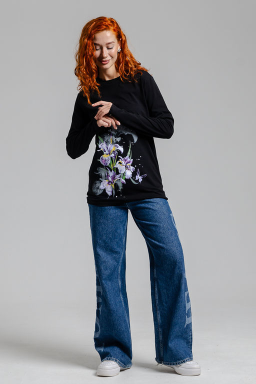 8527 футболка с дл.рукавом унисекс - Натали фото 4