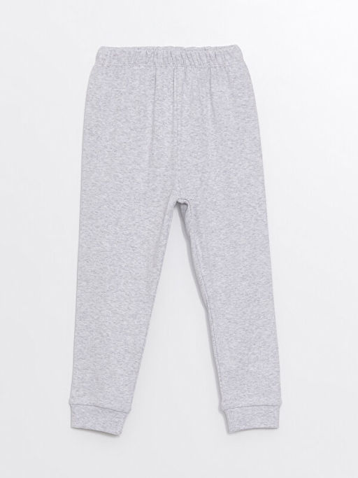 Beli lastikli Basic Erkek Bebek Pijama Alt