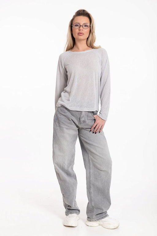 Лонгслив М325165с серый