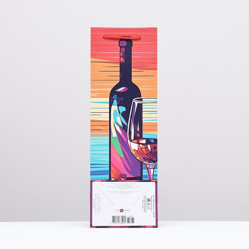 Пакет подарочный Натюрморт 12 х 36 х 8,5 см - Simaland фото 2