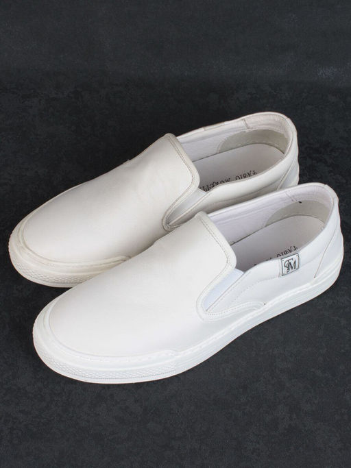 03-A69870-11-2 WHITE Полуботинки спортивные мужские (натуральная кожа)