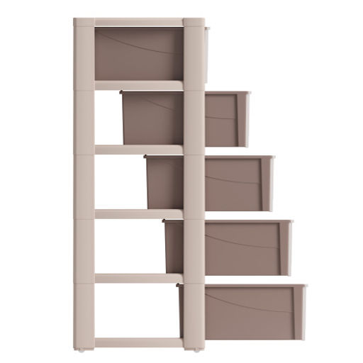 Комод "Колорит" 5-ти секцион. широкий (бежевый) М8760