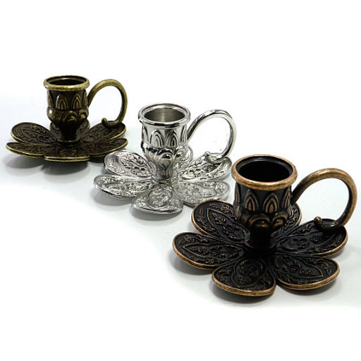 Подсвечник МИКС под свечу и подставка под благовония конусы металл - Сандаловый дом фото 3