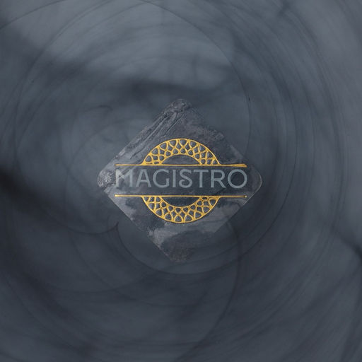 Тарелка Magistro Вирпул, d=32 см, стекло, голубая  фото 5