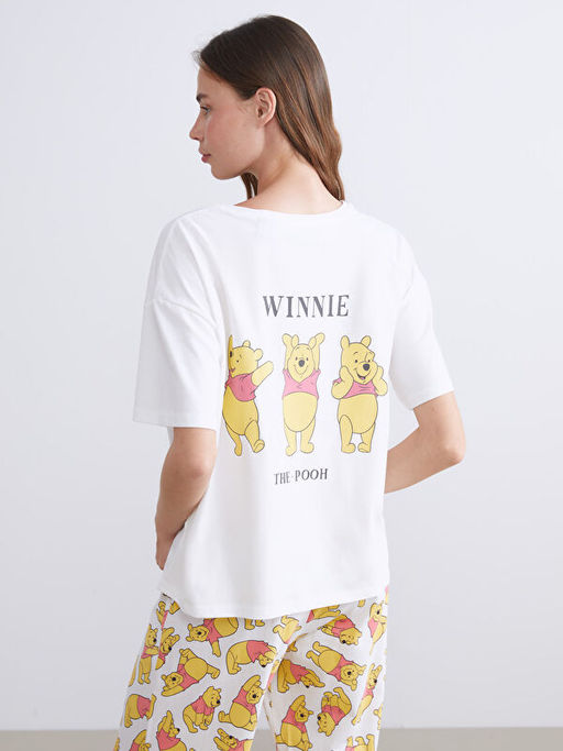 Winnie the Pooh Bask?l? Kad?n Pijama Tak?m?