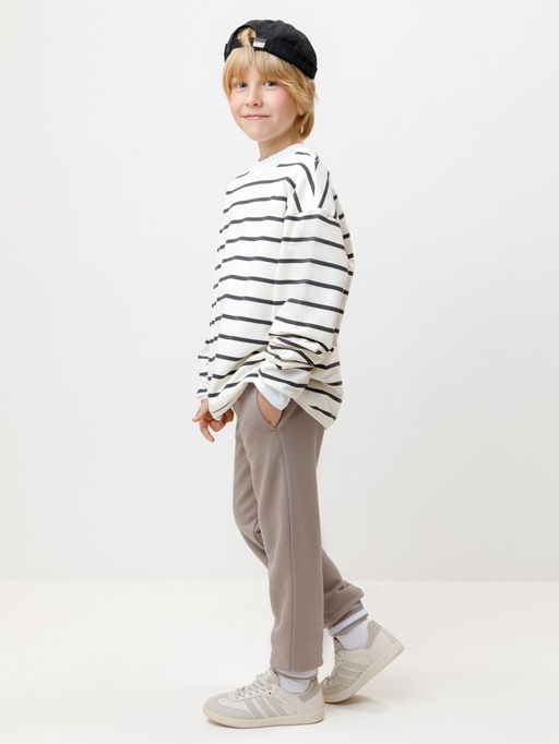 КР 400784-1/коричневый брюки для мал