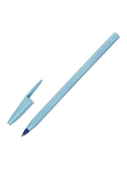 Цена за 20 шт. Ручка шариковая BIC Cristal «Пастель», 1.0 мм, синяя