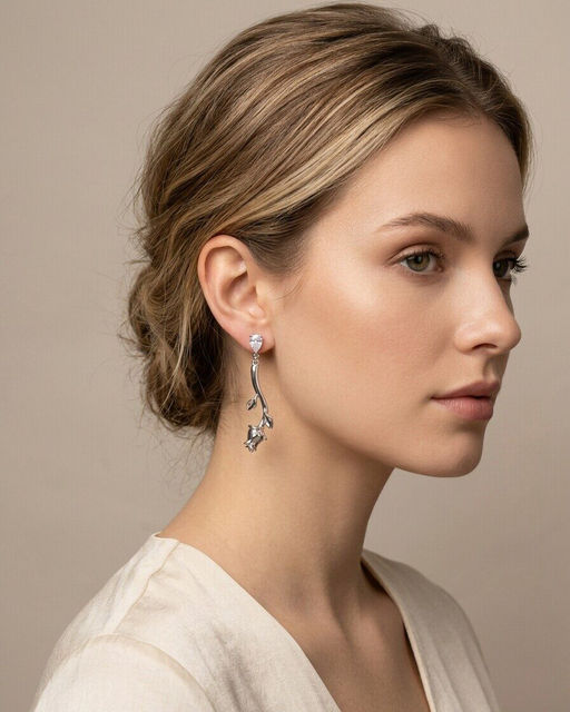 Стильные серьги