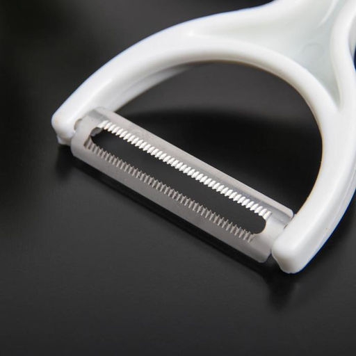 Цена за 2 шт. Овощечистка Доляна Розы, 13 см, цвет белый  фото 2