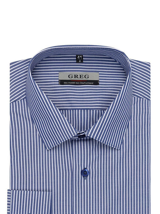 Сорочка мужская длинный рукав GREG 211/217/0272 фото 3