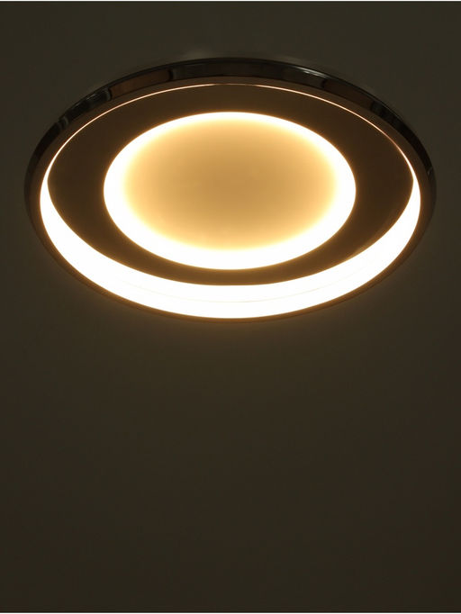 Люстра Karin 58 Вт LED 3000-6000К хром Ø40×6 см
