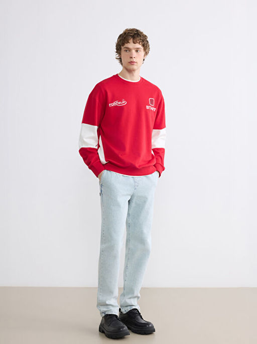 Loose Fit Erkek Jean Pantolon