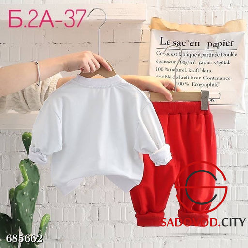 Костюм двойка детский с принтом