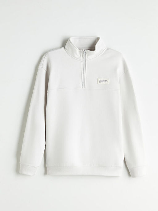 Dik Yaka Erkek ?ocuk Sweatshirt