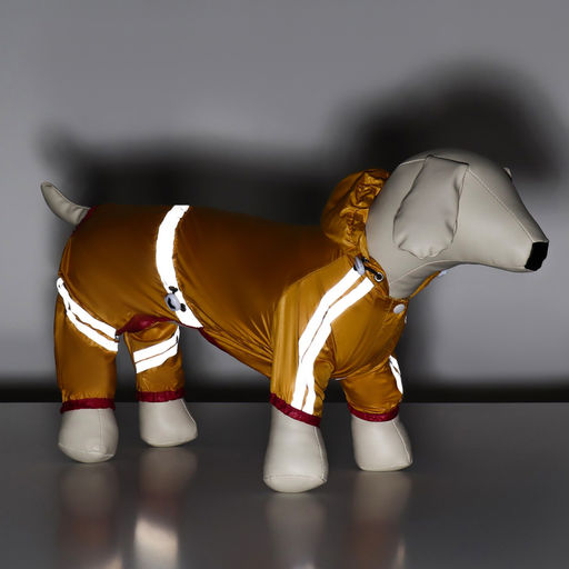 Комбинезон для собак, демисезонный, размер L (ДС 28-30, Ог 43-45, ОШ 31-33 см), жёлтый - Simaland фото 16