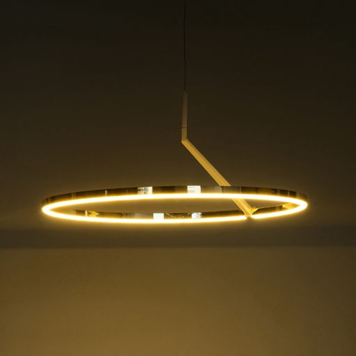 Светильник с ПДУ «Холли» LED 48 Вт 3000-6000К бело-золотой 60×60×22 см