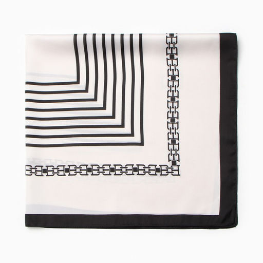 Платок женский MINAKU 70*70 см, молочный  фото 3