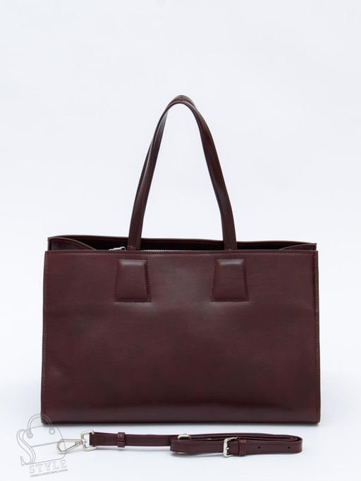 Сумка женская кожаная 1008M wine red Polina&Eiterou в Новосибирске