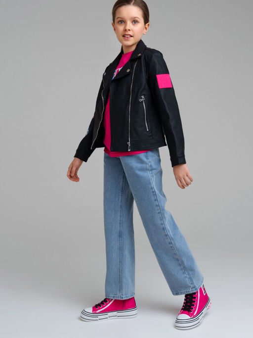 PlayToday / Куртка из экокожи для девочки  фото 6