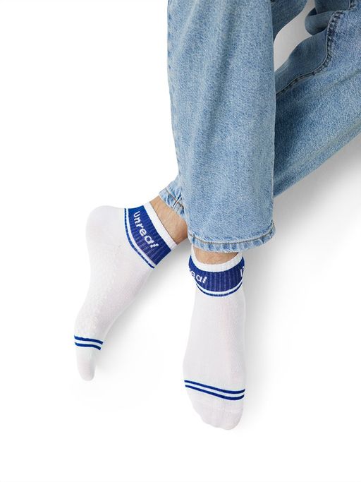 OMSA FREESTYLE 619 унисекс, сленговые надписи на резинке, ROFL, SWAG, OMG, HOT яркое отражение современной молодежной культуры. - bianco/blu  фото 5