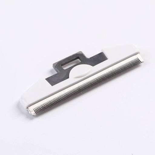 Дешеддер большой со съёмным лезвием, 15 х 10,5 см, бело-розовый - Пижон фото 4