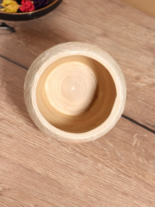 Ваза, 12×12×11 см, бамбук