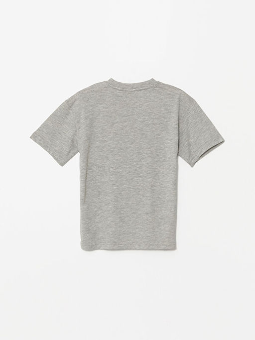 Oversize Bisiklet Yaka Erkek ?ocuk Ti??rt