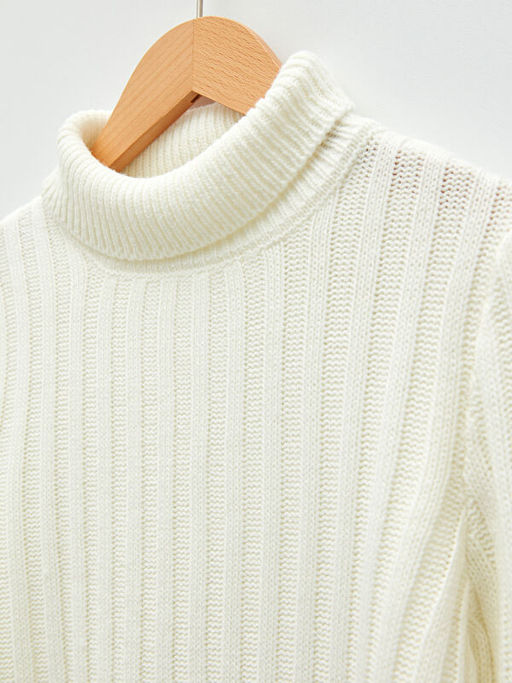 Bal?k?? Yaka Basic Uzun Kollu Erkek ?ocuk Triko Kazak - Waikiki фото 3