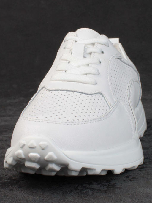 05-HY24-1D WHITE Кроссовки женские (натуральная кожа) - Фабричный китай фото 7