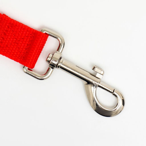 Поводок 1,2 м х 2,5 см, красный - Пижон фото 2