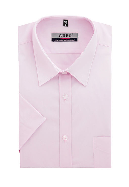 Сорочка мужская короткий рукав GREG Gb610/201/LV STRETCH фото 2