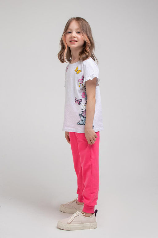 Crockid _ КР 400360/ярко-розовый к340 брюки для дев  фото 3