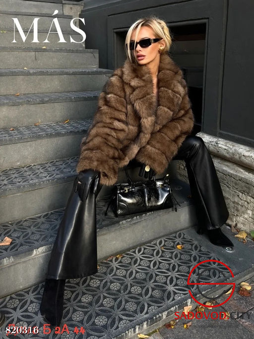 Шуба женская из искусственного меха - Bruno фото 2