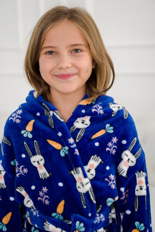 Халат детский велсофт Нежность зайчик - Амадэль фото 5