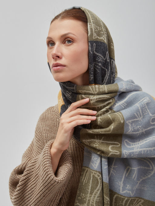 Палантин женский RH9-1556-4 - Tantino фото 10