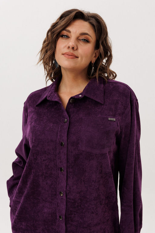 Платье ANELLI 1771 сливовая безмятежность  фото 6