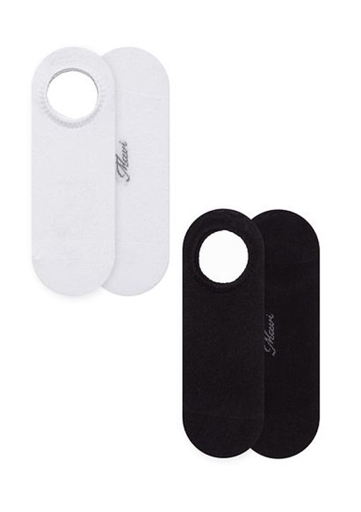 2li Siyah Beyaz Babet Corab? Seti - Mavi фото 9