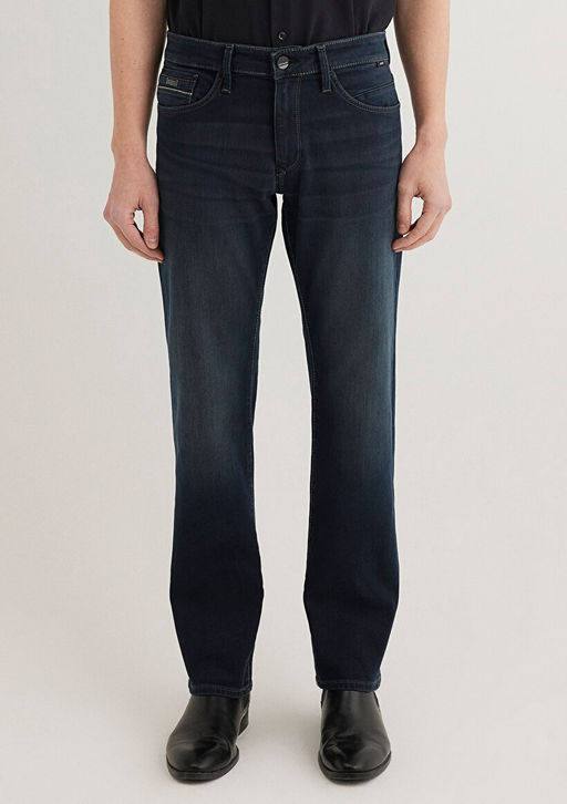 Hunter Mavi Black Golgeli Murekkep Mavi Jean Pantolon  фото 4