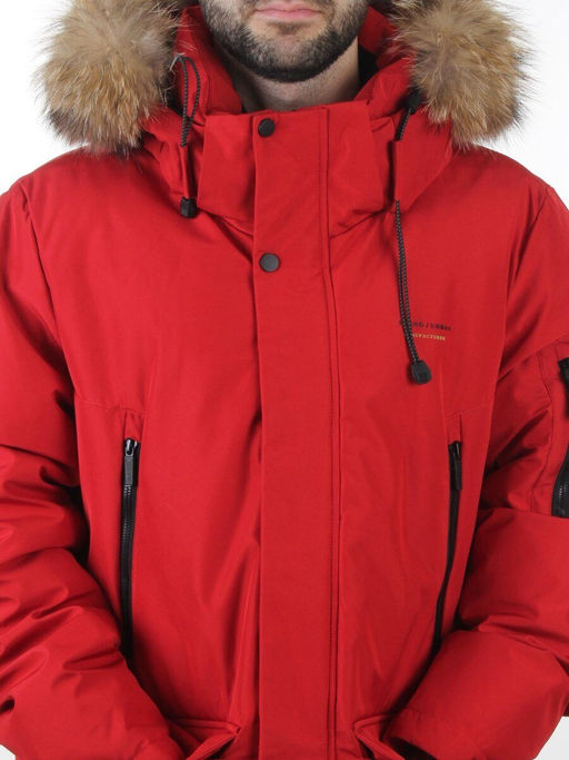 D6940L RED Куртка мужская зимняя "Аляска" (200 гр. холлофайбер)