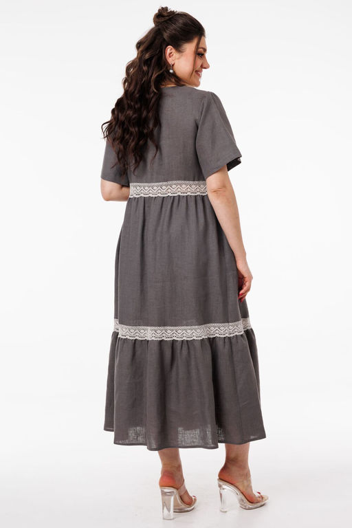 Платье ANELLI 55 пепельное кружево - Таиер фото 6