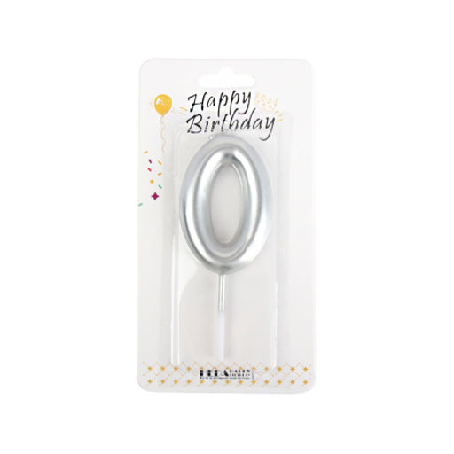 Свеча Цифра / KL-8 /уп 12/600/серебро (1) - Галеонтрейд фото 3