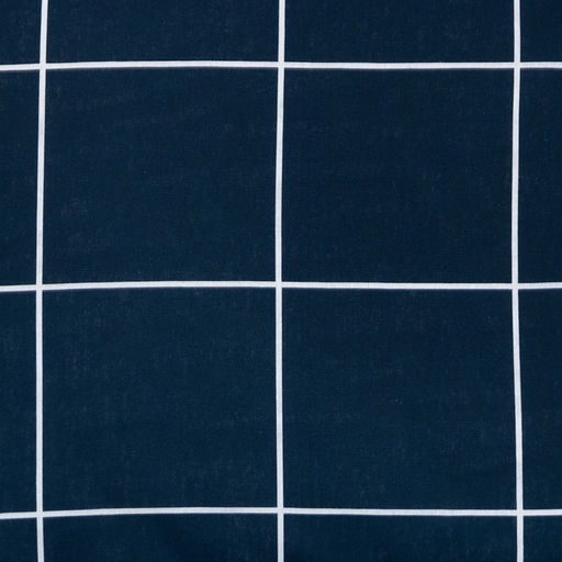 Постельное бельё Этель евро Клетка цвет синий 200х215, 220х240, 50х70-2 шт, бязь, 125 г/м2  фото 3