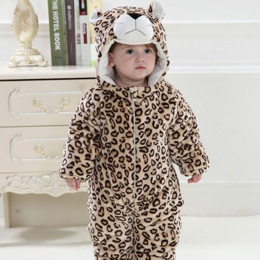 Плюшевый комбинезон Снежный барс (теплый)