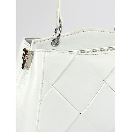 Сумка женская натуральная кожа GU 2033-6612, 2отд, плечевой ремень, белый SALE 259871 - Adelia фото 9