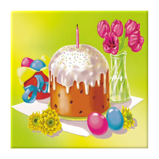 Подставка под горячее 14*14см "Пасха МТ18-14