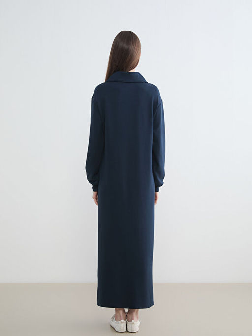 Polo Yaka Sweat Elbise