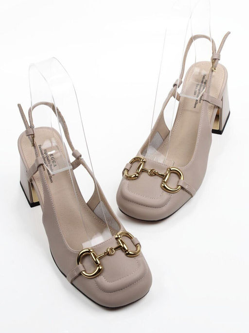 06-XL629-3 BEIGE Туфли летние женские (натуральная кожа)