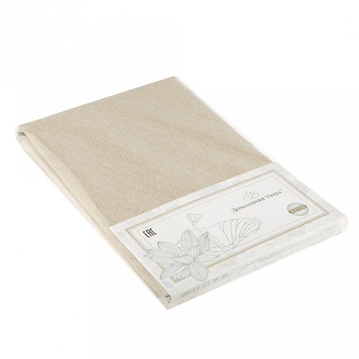 Скатерть 220х145см "Мелок", длина стола до 180см, на 8-10 персон, рогожка 186г/м2, хлопок 100%, упаковка классическая 28х41см, "Домашняя мода" (Россия)