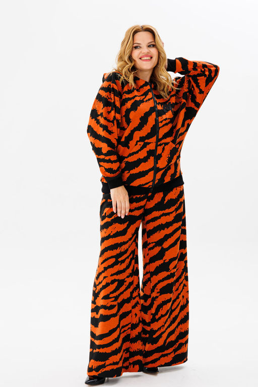 Костюм Michel Chic 1387-Р черный, терракот