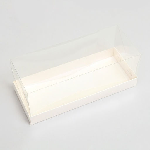 Цена за 5 шт. Коробка с прозрачной крышкой под рулет 30×12×12 см